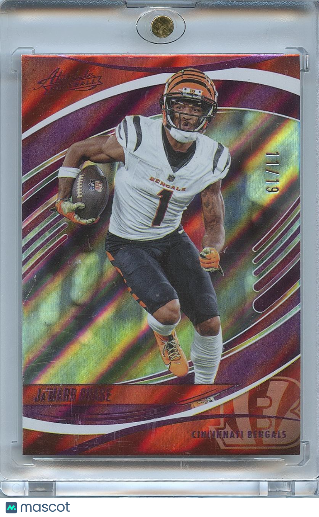 Ja'Marr Chase 2025 Absolute Purple SSP Cincinnati Bengals #74 11/19