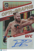 Jiri Prochazka 20222 Optic Opti-Graphs Auto Autograph Holo UFC MMA
