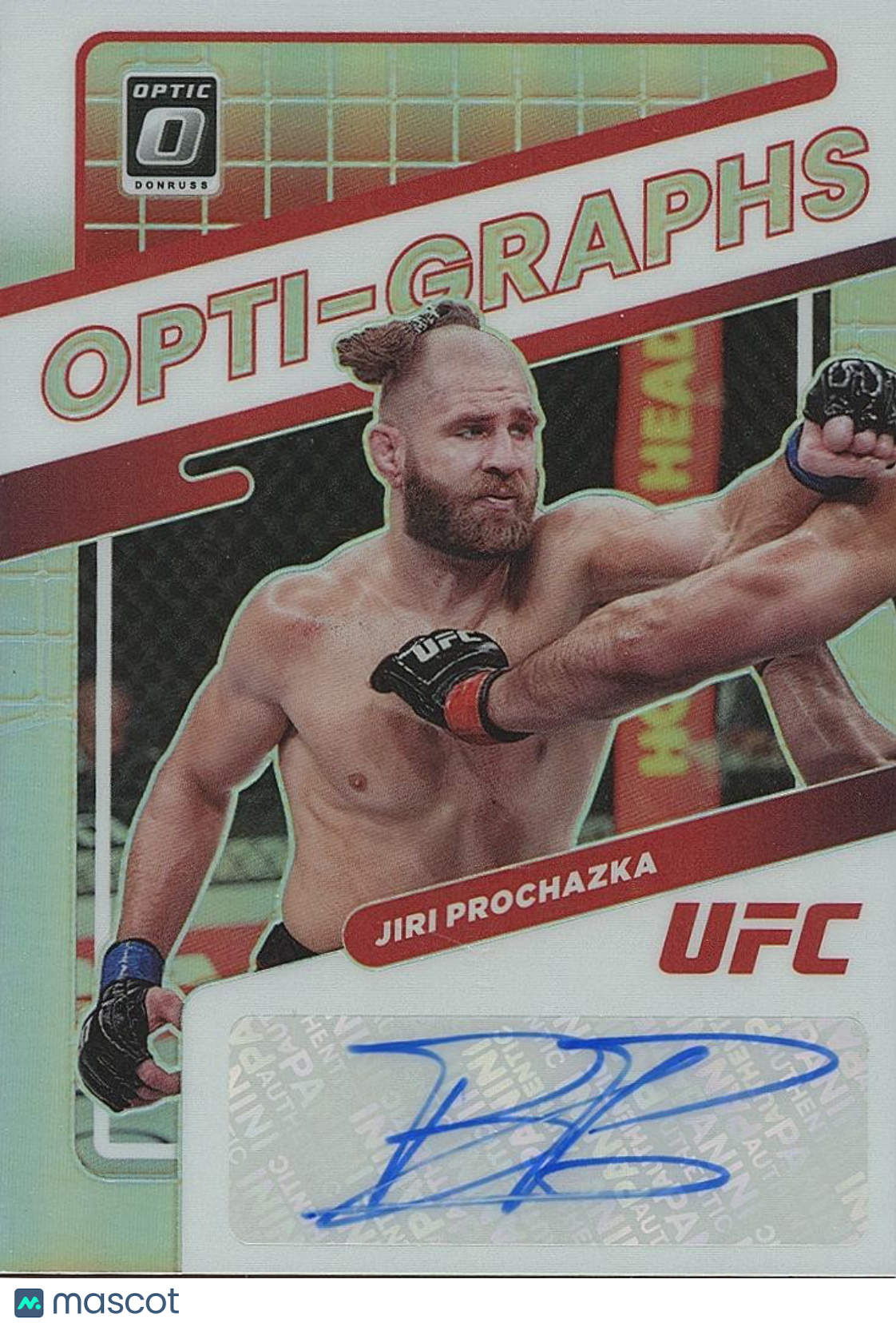 Jiri Prochazka 20222 Optic Opti-Graphs Auto Autograph Holo UFC MMA