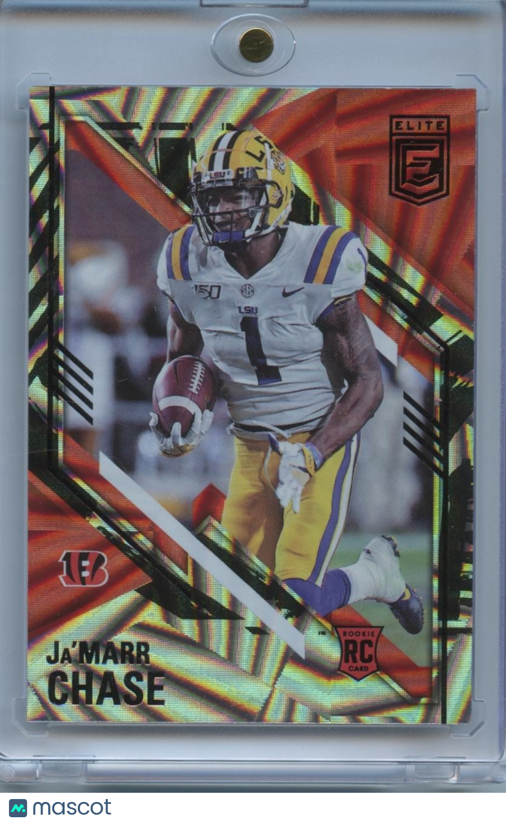 Ja'Marr Chase 2021 Elite Razzle Dazzle SSP CASE HIT Rookie RC LSU Tigers Bengals