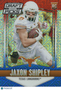 Jaxon Shipley 2015 Prizm Draft Red White & Blue Prizm RC JERSEY # Longhorns 8/25