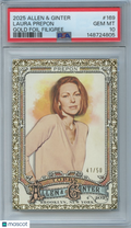 Laura Prepon 2025 Topps Allen & Ginter GOLD Foil Filigree 70's Show 41/50 PSA 10