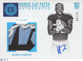 Hassan Haskins 2022 Encased Auto Autograph Cap LOGO Patch RC Rookie Titans 6/25