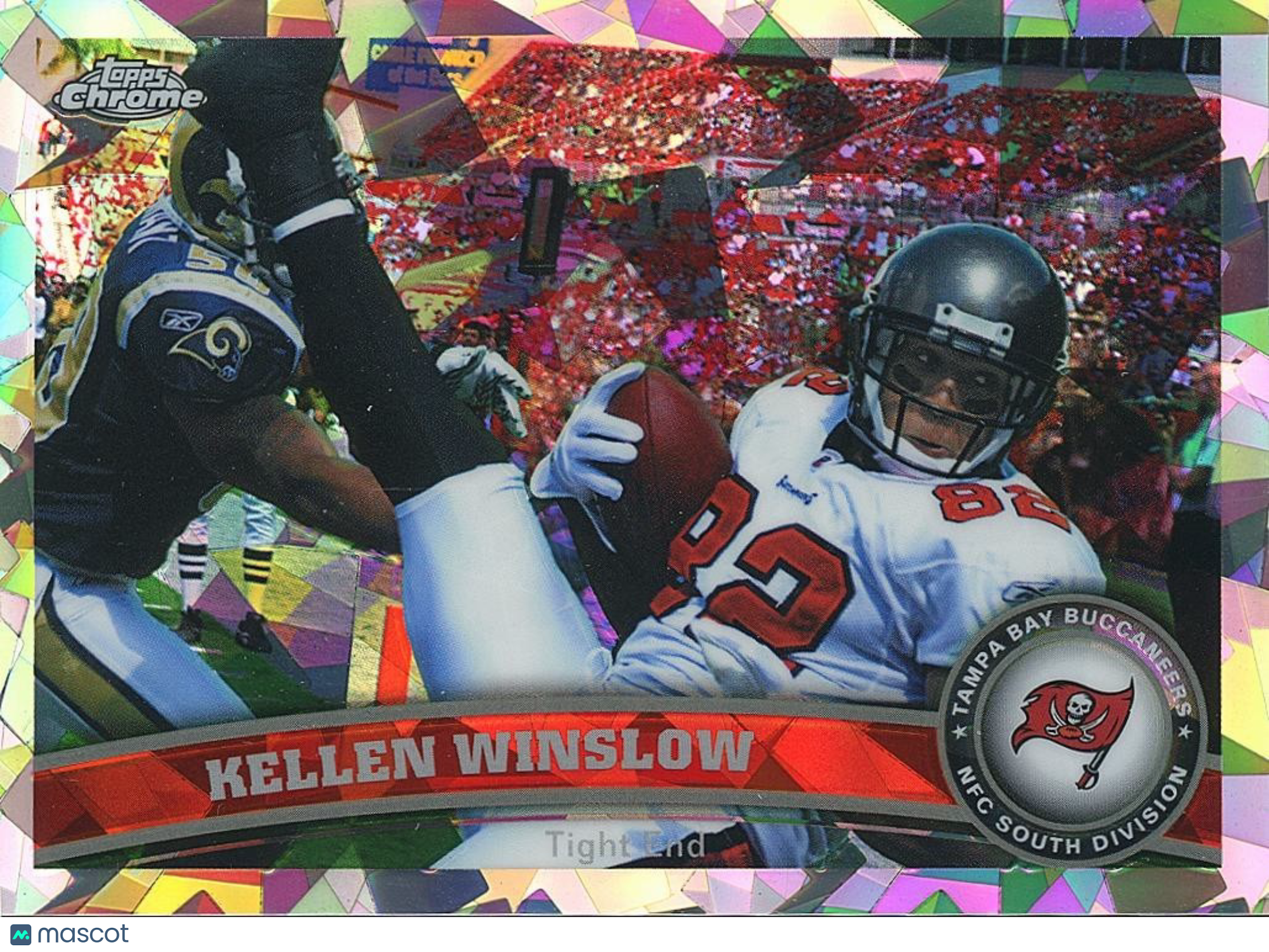 Kellen Winslow 2011 Topps Chrome Atomic Refractor Tampa Bay Buccaneers 43/139
