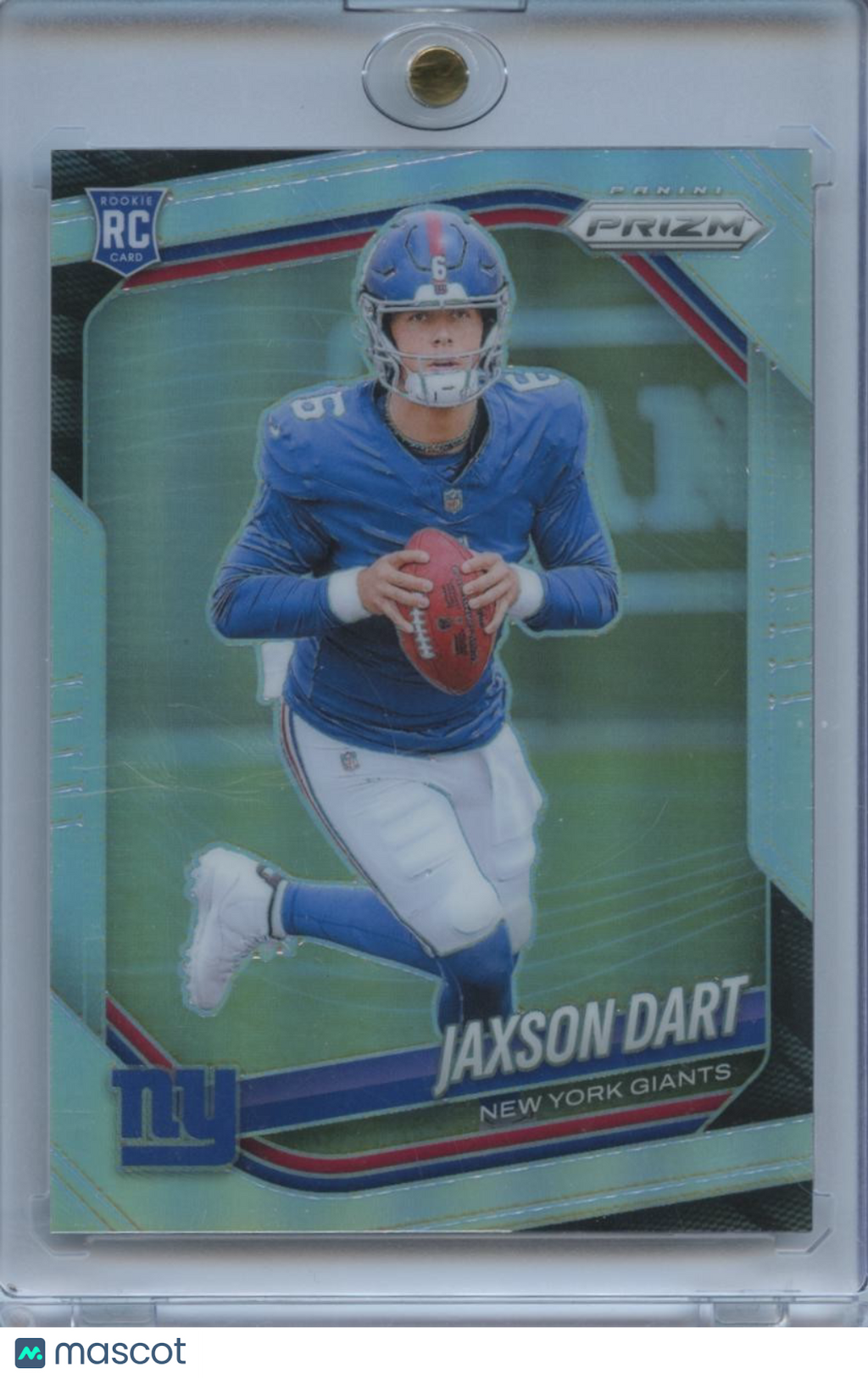 Jaxson Dart 2025 Prizm Silver Prizm Rookie RC New York Giants #332