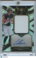 Colston Loveland 2025 Select Auto Autograph Patch Rookie Chicago Bears 76/249
