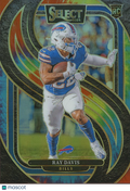 Ray Davis 2024 Select Premier Tie-Dye Prizm Rookie RC Buffalo Bills 5/25
