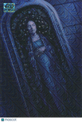 Padme Amidala's Funeral Topps Star Wars Galaxy Mojo Refractor 10/50