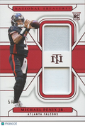 Michael Penix Jr. 2024 National Treasures Jersey Patch Rookie RC SSP 5/9 Falcons