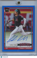 Corbin Carroll 2026 Topps On Card Auto Autograph Arizona Diamondbacks 139/150