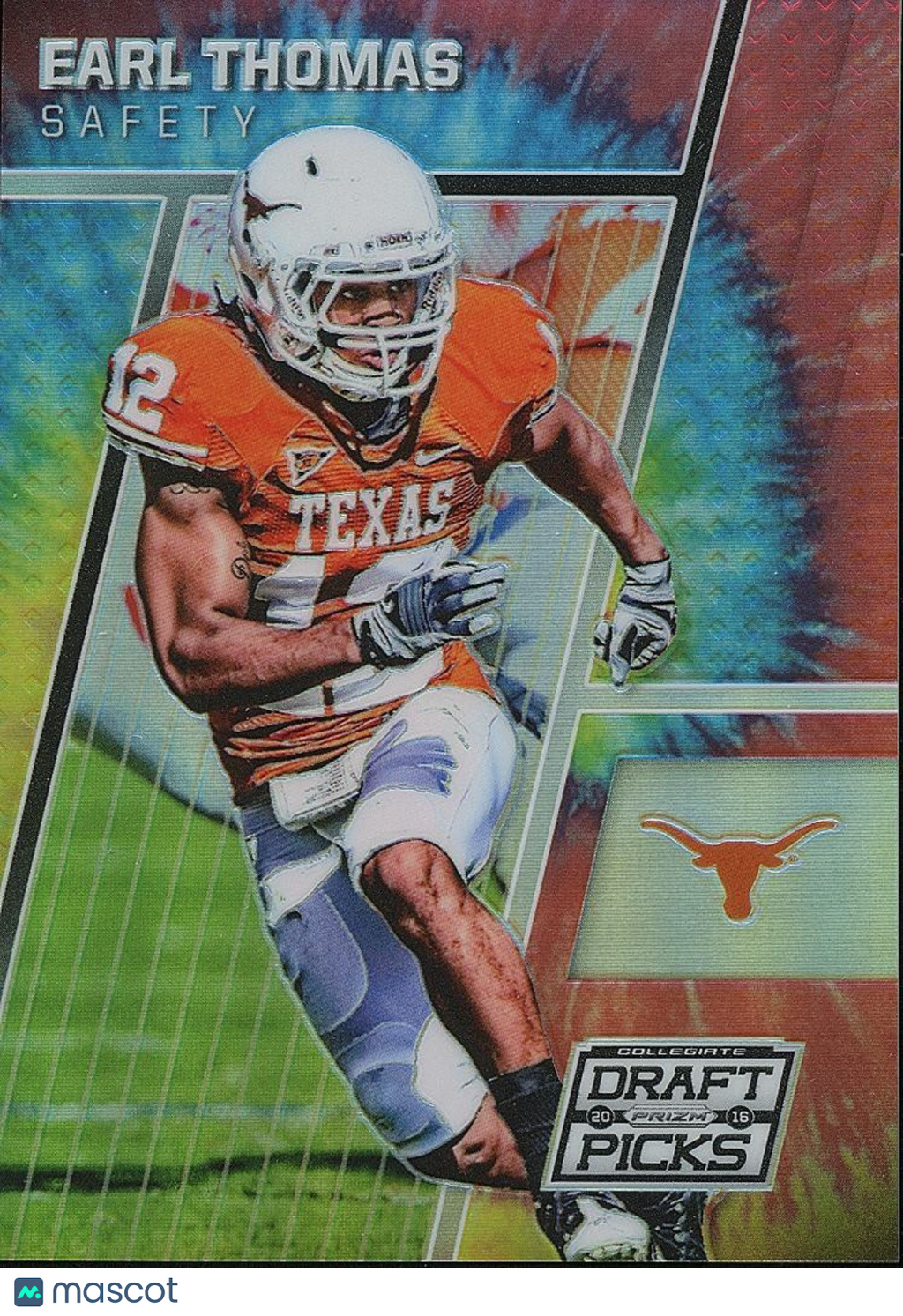 Earl Thomas 2016 Prizm Draft Tie-Dye Prizm Texas Longhorns 15/49