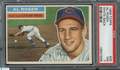 Al Rosen 1956 Topps White Back  Baseball Card Cleveland Indians #35 PSA 7