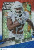 Earl Thomas 2015 Prizm Draft Red Blue & Blue Prizm SSP Texas Longhorns 23/25