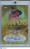 Shaun White 2026 Topps Chrome Olympics Auto Autograph Orange Snowboarding 11/25