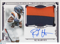 RJ Harvey 2025 National Treasures Auto Autograph Patch RC Denver Broncos 25/49