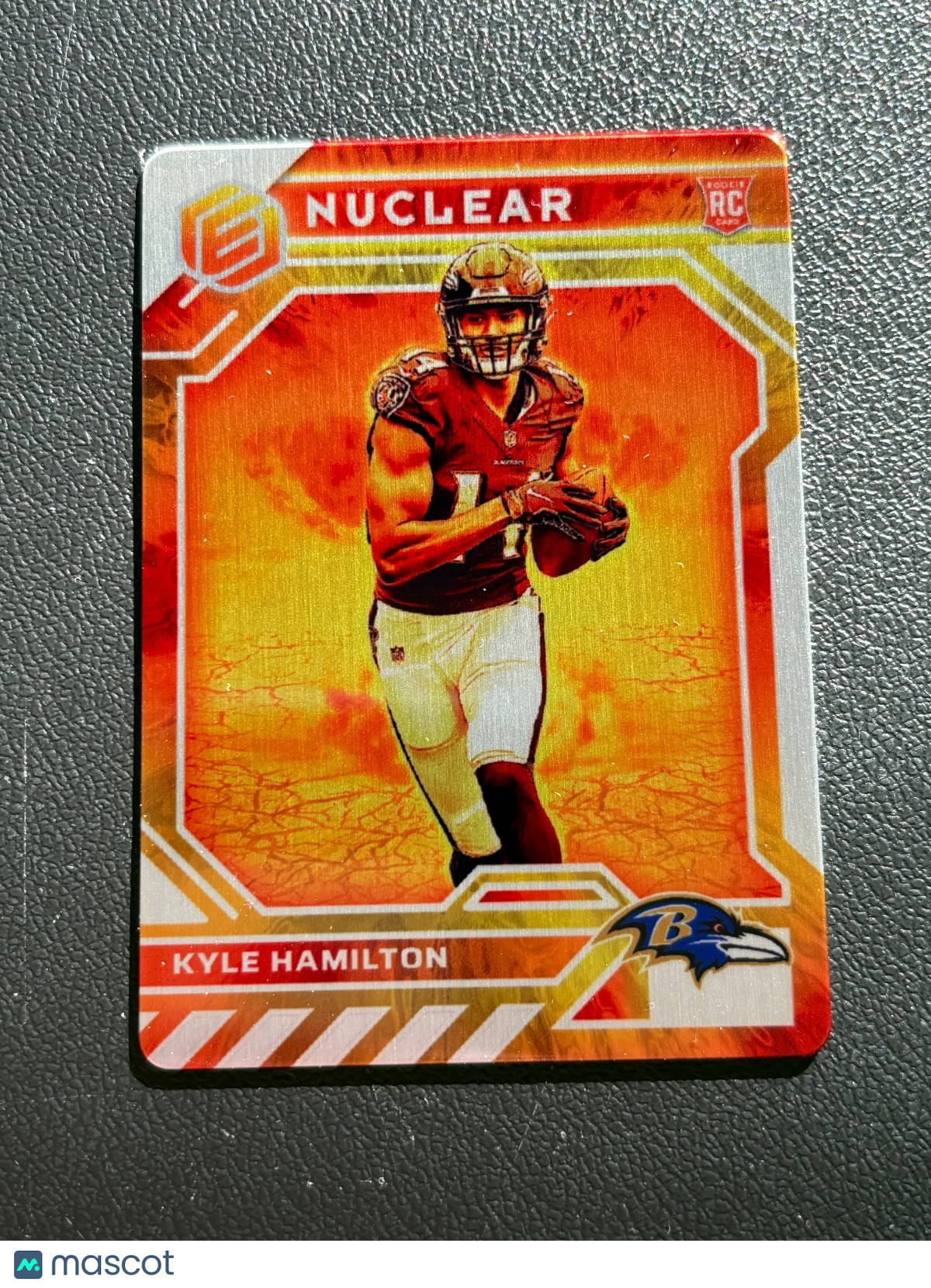Kyle Hamilton 2022 Elements Nuclear SSP CASE HIT Rookie RC Baltimore Ravens