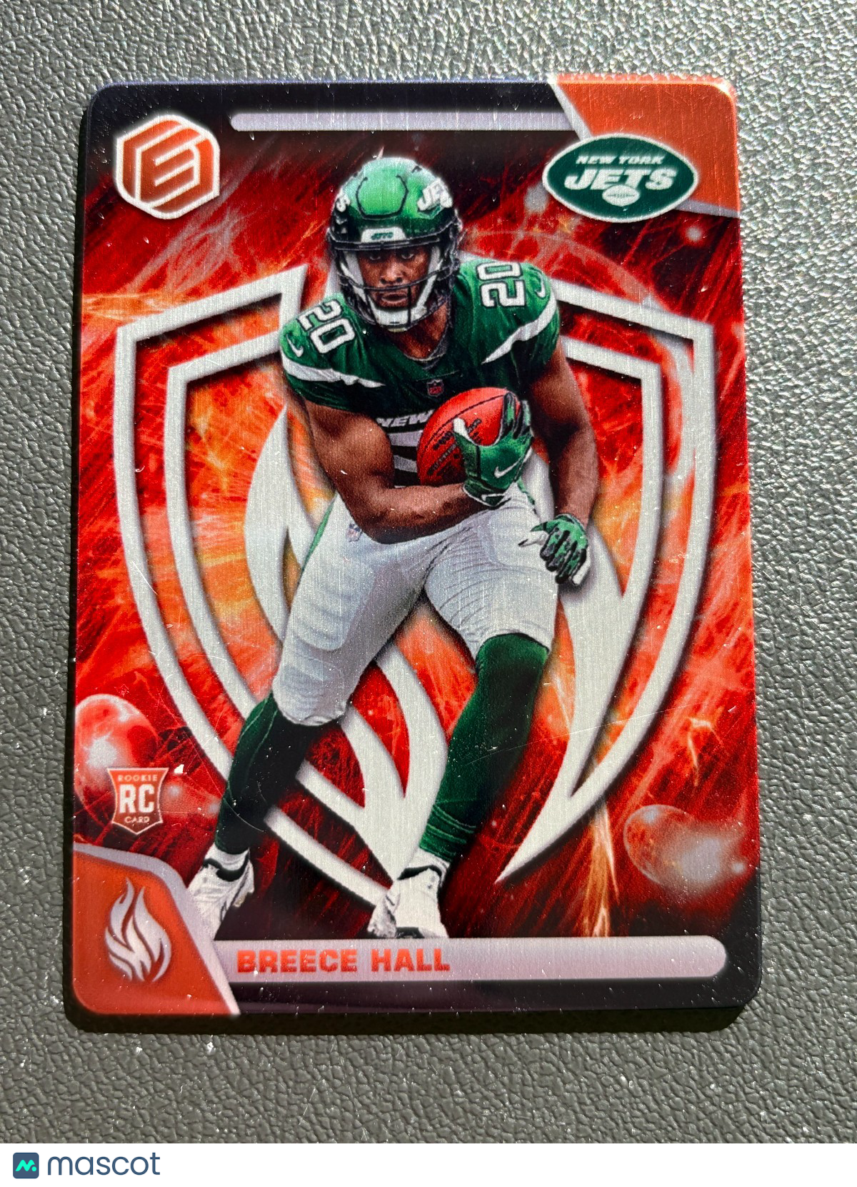 Breece Hall 2022 Elements FIRE SSP CASE HIT Rookie RC New York Jets