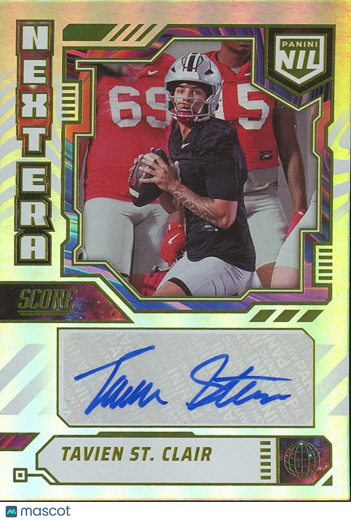 Tavien St. Clair 2025 Score NIL Auto Autograph Ohio State Buckeyes