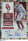 Dominique Alexander 2016 Contenders Cracked Ice Auto Autograph OU Sooners 6/23