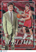 Reed Sheppard 2024-25 Prizm Sublime SSP CASE HIT Rookie RC Houston Rockets