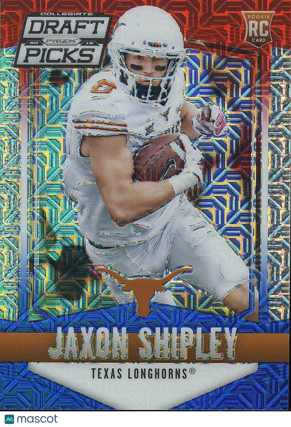 Jaxon Shipley 2015 Prizm Draft Red White & Blue Prizm RC Texas Longhorns 3/25