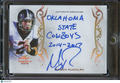 Mason Rudolph 2018 Leaf Trinity Inscription Auto Autograph RC Rookie OSU COwboys