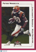 Peter Warrick 2001 Fleer Premium Star Ruby Cincinnati Bengals 27/125