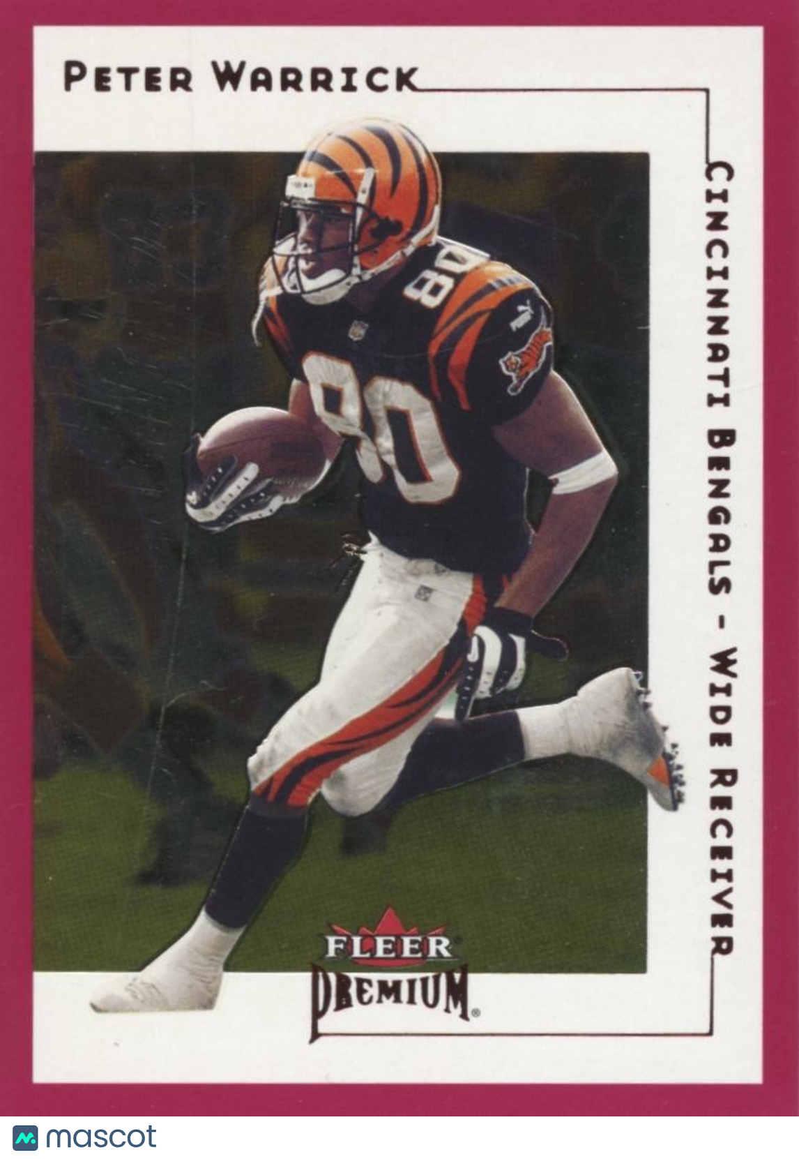 Peter Warrick 2001 Fleer Premium Star Ruby Cincinnati Bengals 27/125