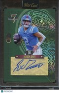 Jaxson Dart 2023 Wild Card Auto Autograph Rookie RC Ole Miss Rebels Giants 5/5