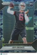 Jeff Driskel 2016 Prizm Blue Camo Prizm Rookie RC San Francisco 49ers 4/25