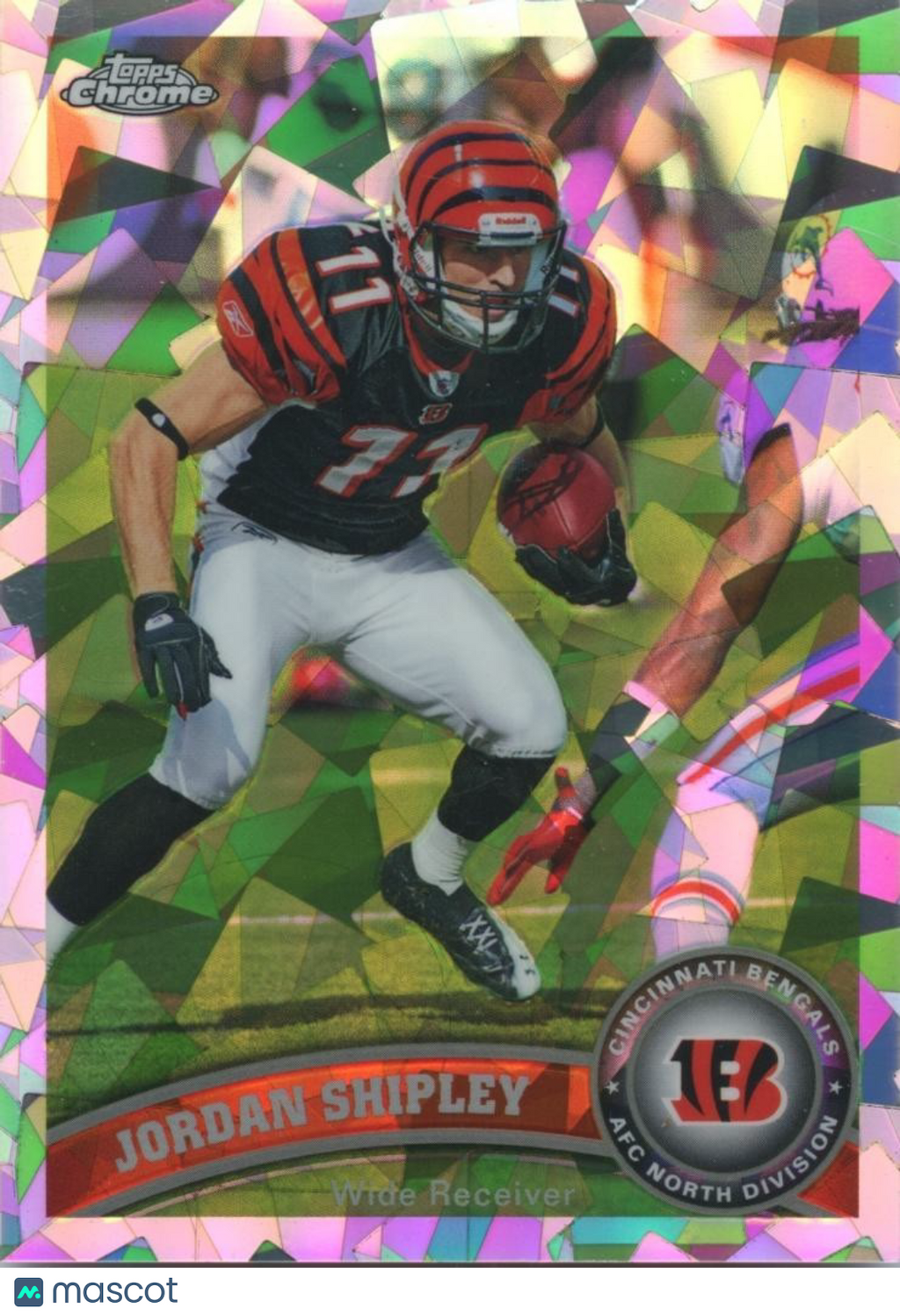 Jordan Shipley 2011 Topps Chrome Crystal Atomic Refractor Bengals /139