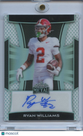 Ryan Williams 2025 Leaf Metal Auto Autograph RC Rookie Alabama Crimson 13/25