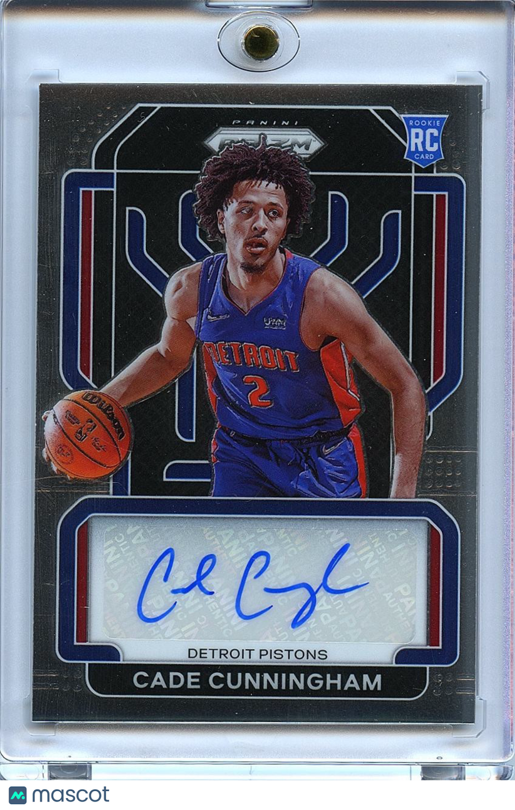 Cade Cunningham 2021-22 Prizm Auto Autograph Rookie RC Detroit Pistons