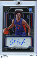 Cade Cunningham 2021-22 Prizm Auto Autograph Rookie RC Detroit Pistons