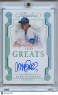 Ryne Sandberg 2022 Flawless on card Auto Autograph Chicago Cubs 11/15