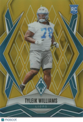 Tyleik Williams 2025 Phoenix GOLD Prizm Rookie RC Detroit Lions 5/10