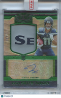 Jaxon Smith-Njigba 2023 Plates & Patches Autograph LOGO Patch RC Seahawks 1/10