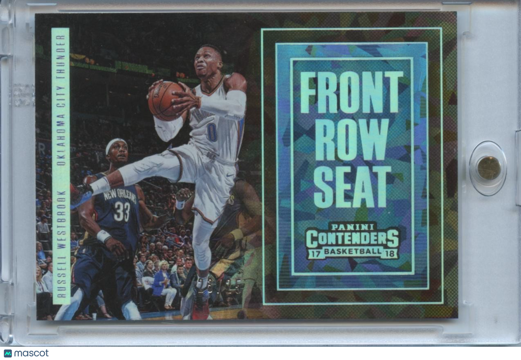 Russell Westbrook 2017-18 Contenders Front-Row Cracked Ice OKC Thunder 23/25