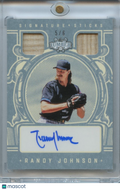 Randy Johnson 2025 Leaf Lumber Auto Autograph Game Used Bat Diamondbacks 5/6