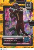 Jahan Dotson 2022 Optic Rated Rookie GOLD Ice Prizm SSP RC Commanders 8/10