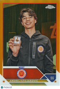 Andrej Stojakovic 2023 Topps Chrome Mcdonalds Orange Refractor 13/25