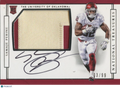 Samaje Perine 2017 National Treasures Auto Autograph Patch RC OU Sooners 3/99