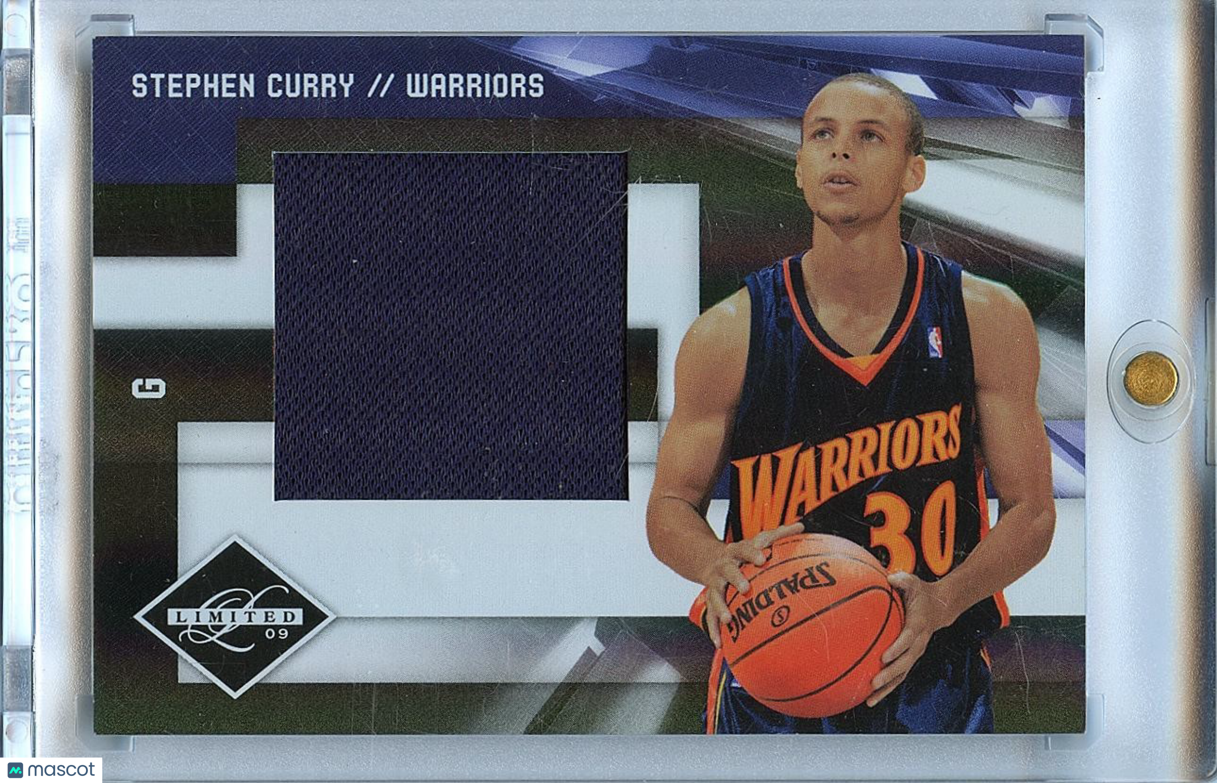 Stephen Curry 2009-10 Limited Jersey Patch Rookie RC Golden State Warriors 4/99