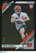 Drew Sample 2019 Donruss BLACK Press Proof Rookie RC SSP Bengals 4/10