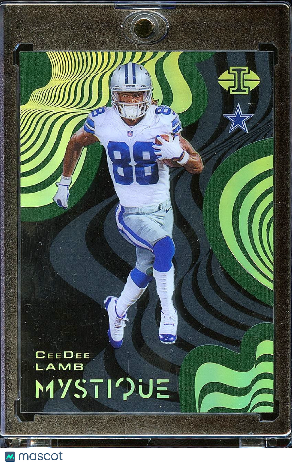 Ceedee Lamb 2020 Illusions Mystique Emerald Green SSP Rookie RC Cowboys 3/10