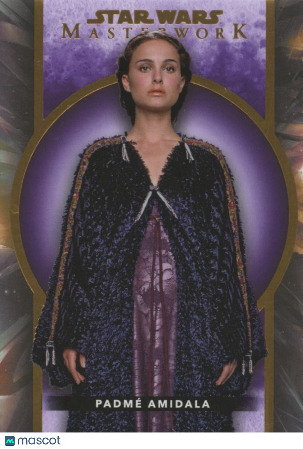 Padme Amidala 2022 Topps Star Wars Masterwork Purple 33/50 #22