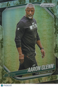 Aaron Glenn 2025 Prizm Green Camo Prizm Head Coach New York Jets 13/15 #47
