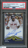 David Ortiz 2024 Transcendent Auto Autograph Boston Red Sox 17/25 PSA 10