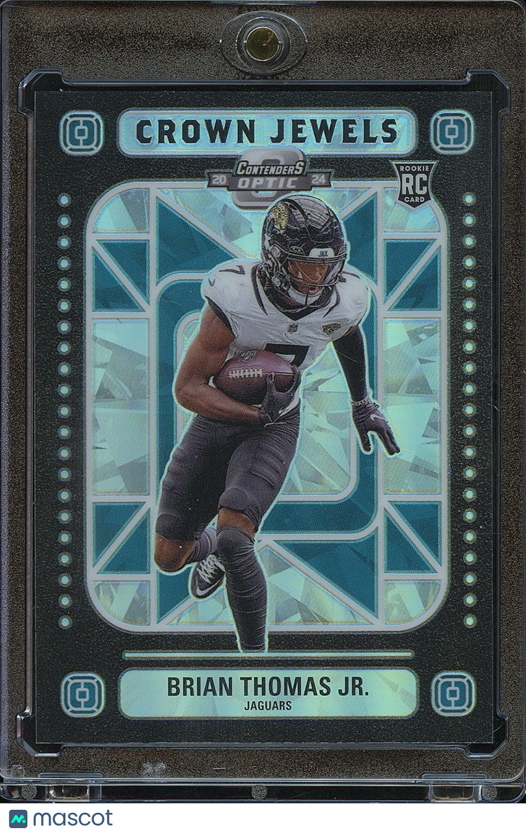 Brian Thomas Jr. 2024 Contenders Optic Crown Jewels SSP CASE HIT Rookie Jaguars