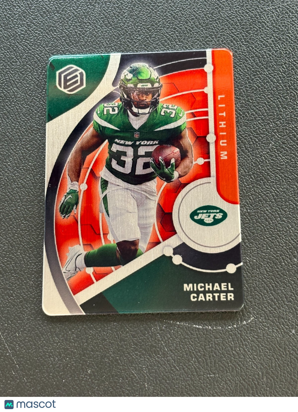 Michael Carter 2022 Elements Lithium SSP SHORTPRINT New York Jets 2/3